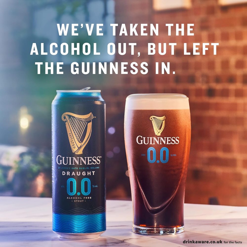 First Order Discount – Guinness Draught 0.0 Alcohol Free Stout 24 x 440ml - Image 2