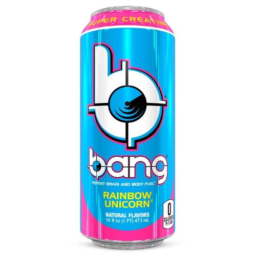 Bang Energy Rainbow Unicorn Flavour With Super Creatine   454ml   tastydaily