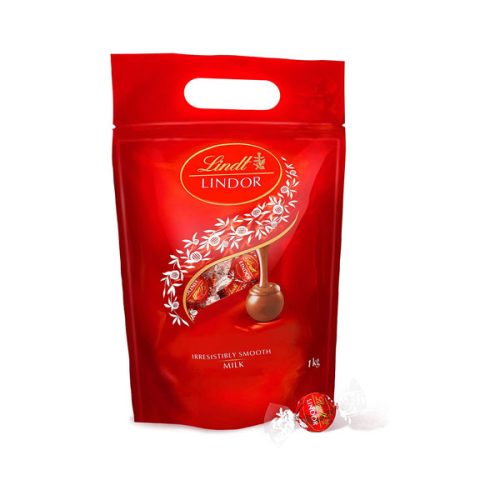 【2025 Hot Sale + Free Shipping】Lindt Lindor 1KG Milk Chocolate Truffles Bag - Approx 80 balls