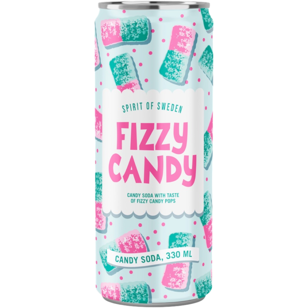 Fizzy Candy Flavoured Soda (Swedish)   11.2fl.oz (330ml)   tastydaily