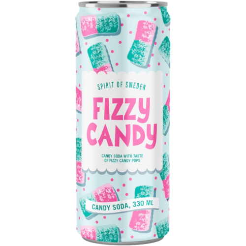 Fizzy Candy Flavoured Soda (Swedish)   11.2fl.oz (330ml)   tastydaily