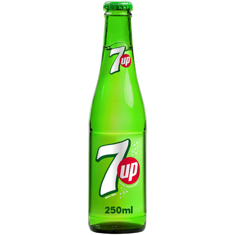 7UP Glass Bottle (UAE)   8.45fl.oz (250ml)   tastydaily