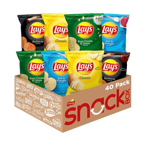 【2025 Hot Sale + Free Shipping】Lay's Potato Chip Variety Pack, 1 Ounce (Pack of 40)