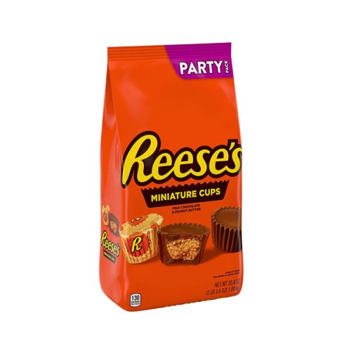 【2025 Hot Sale + Free Shipping】REESE'S 35.6 oz Miniatures Milk Chocolate and Peanut Butter Party Pack