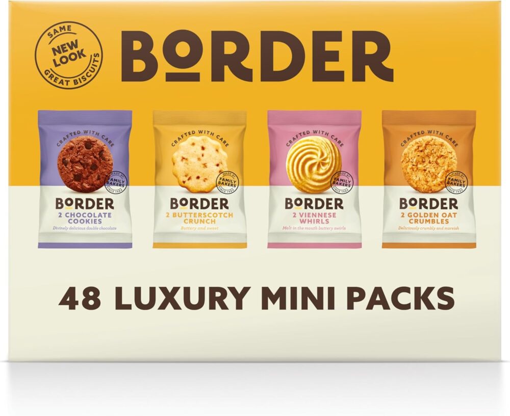 Border Multipack Biscuits - Individually Wrapped - Treat Customers, Guests, or Yourself to the Ideal Biscuits Gift Set - 48 Twin Packs - Image 7