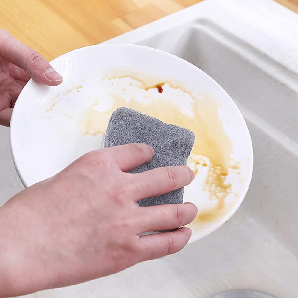 Sponge Individually Wrapped, Kitchen Dishwashing Sponge, Odor-Free Scouring Pad, Non Scratch Sponge Wipes Suitable for Travel Apartments (24 Pack) - Image 2