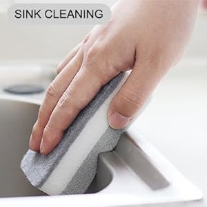 Grey White Sponge 24 Pcs
